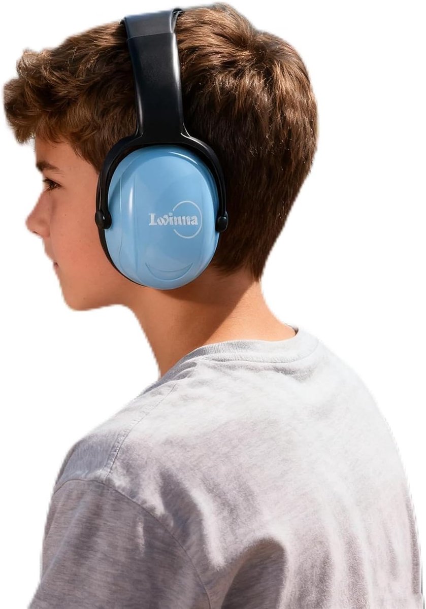 Oorkappen voor Kinderen - Geluiddemping - Upgraded Blauw - Bescherming bij Concerten - SnelShoppen