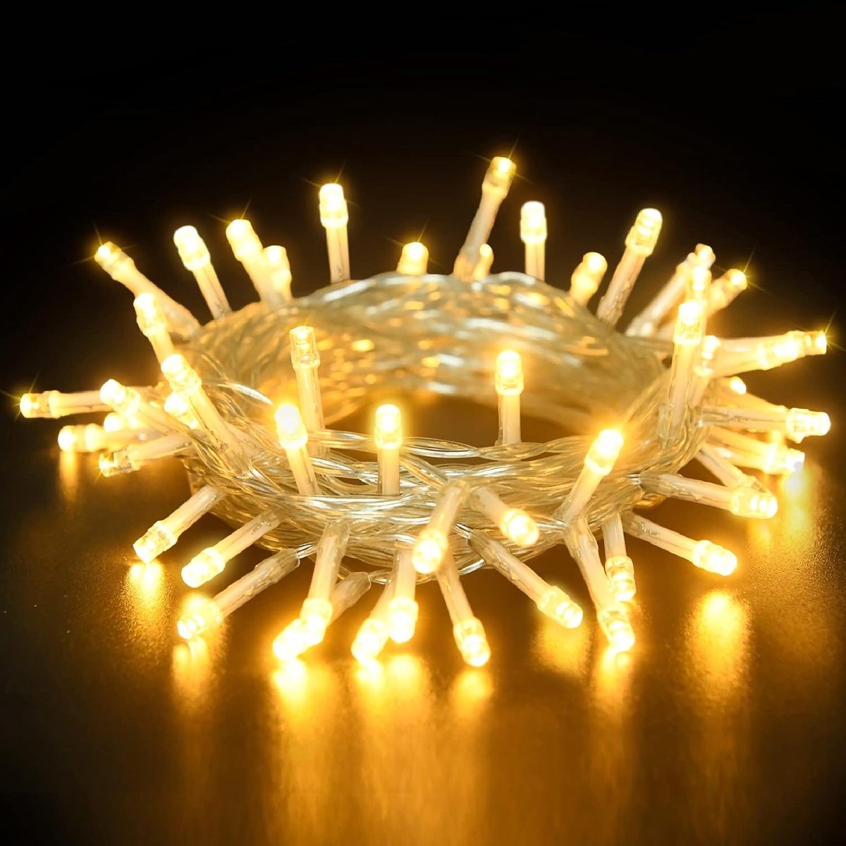 Kerstlichtjes 10ft 30 LED Warm Wit - Draadloze Batterijverlichting - Met Timer - Voor Binnen en Buiten Decoratie - SnelShoppen