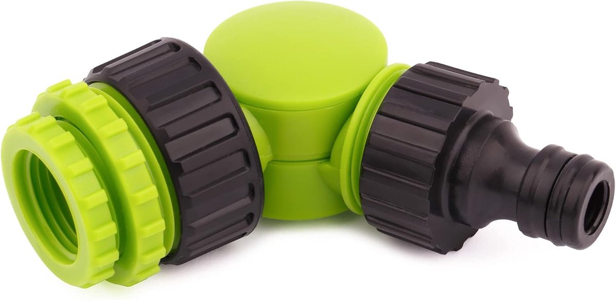 Kraanadapter 1/2" 3/4" 1" BSP - draaibaar - hoekverbinder - ideaal voor tuinslangen - SnelShoppen