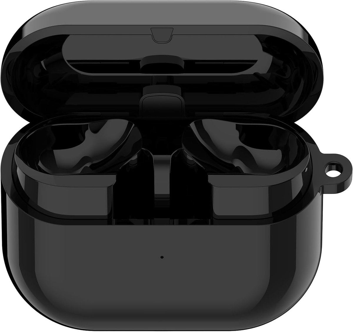 SnelShoppen - Vervangende Oplaadcase voor Samsung Galaxy Buds 3 Pro - Oplaadcase - Draadloze Oordopjes Houder SM-R630 (Zwart)