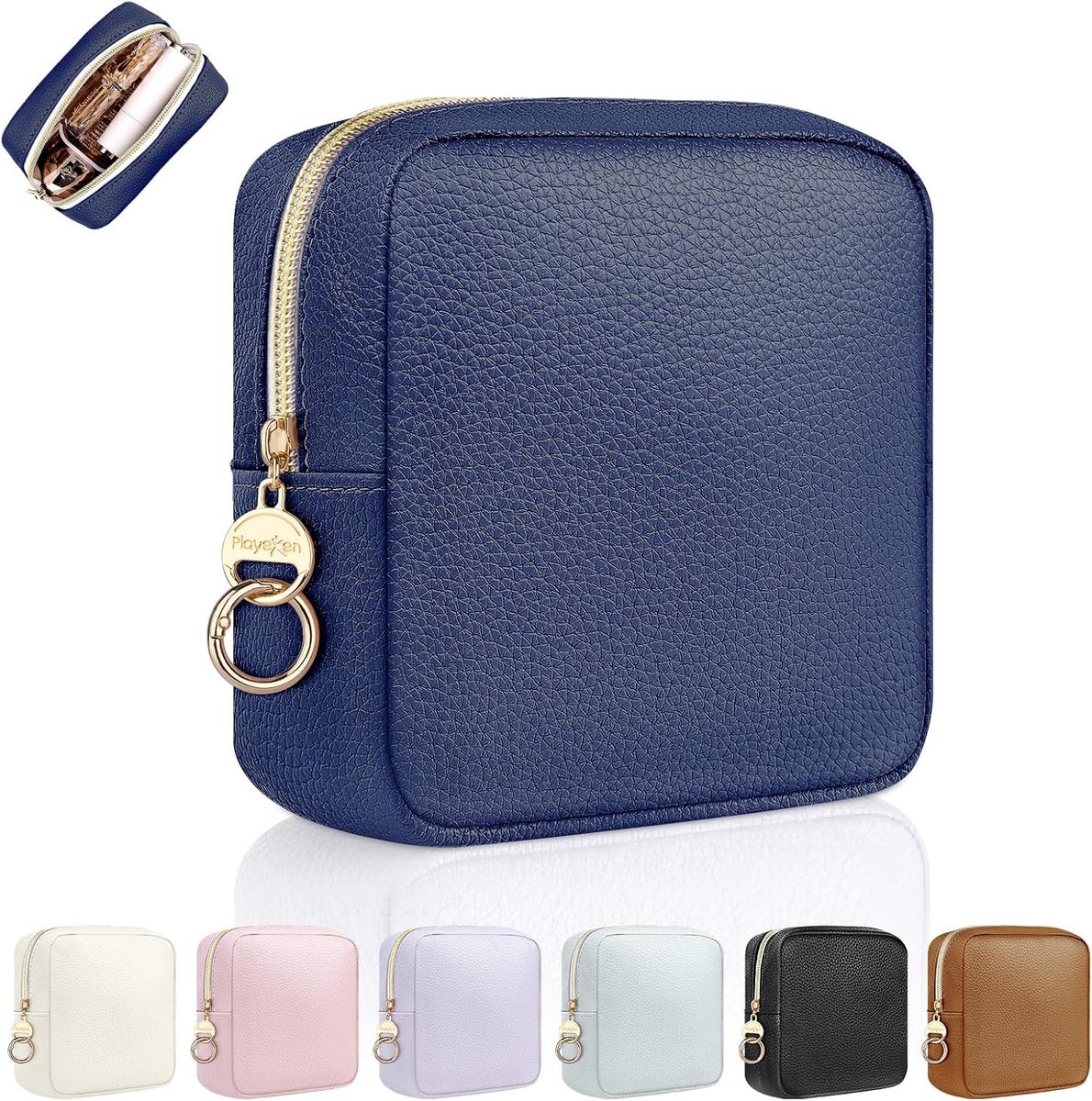 Makeup tas klein - PU leer - waterdicht - perfect voor reizen - SnelShoppen