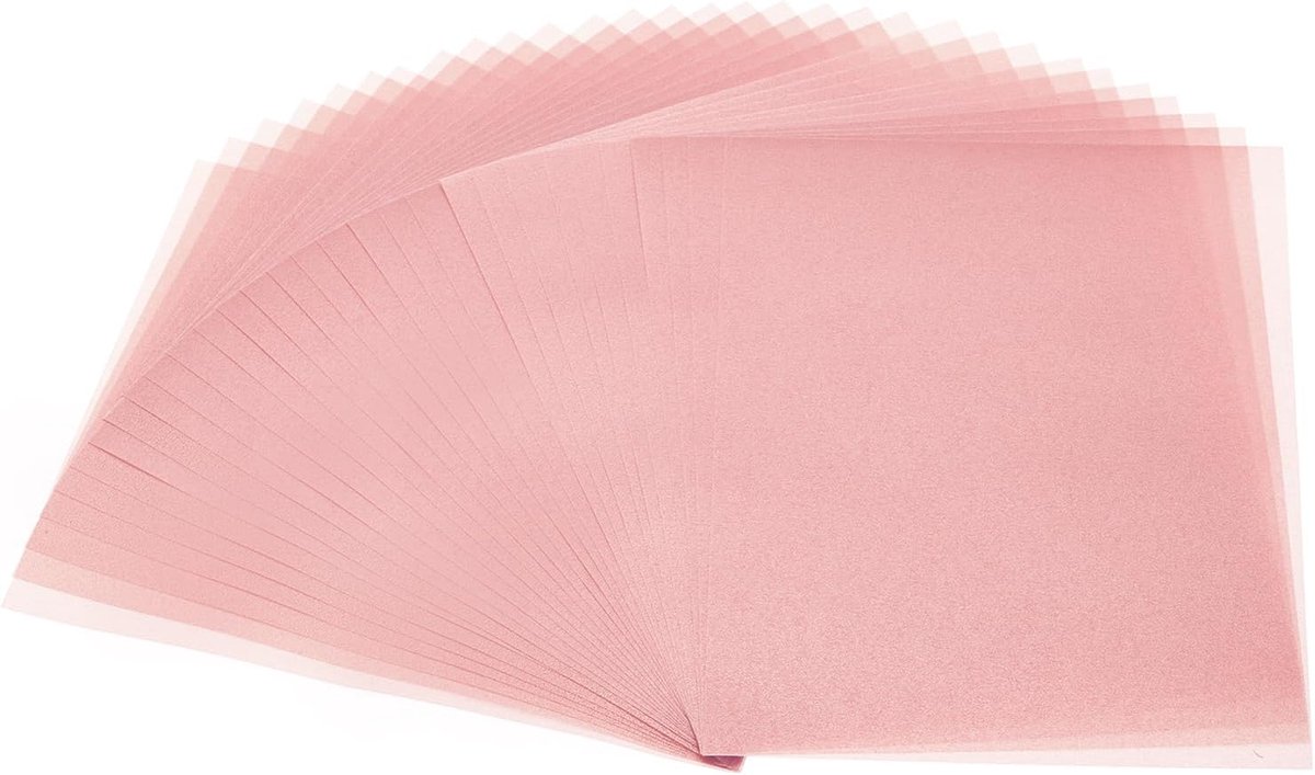 150 vellen vellum papier 4.25x5.5, vellum papier afdrukbaar doorschijnend papier 100GSM gekleurd voor uitnodigingen laser inkjet afdrukken kaart maken knutselen bruiloft tracing, roze
