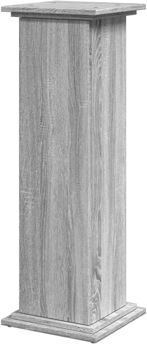 Opbergcolumn met presentatiedoeleinden - 31x30x90cm Houten Pilaar voor Planten en Decoratie