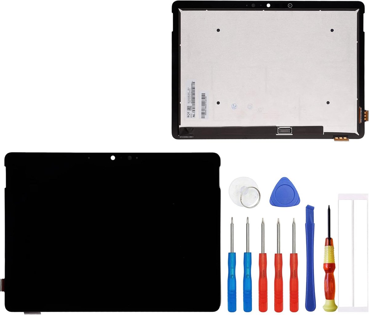Vervangend display compatibel met Microsoft Surface Go 2 1901 1926 1927 10,5 inch LCD-display touch screen montage met tools