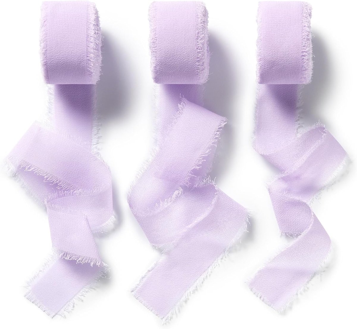 2,5 cm lint bruiloft chiffonlint cadeaulint paars stoffen lint zijden lint