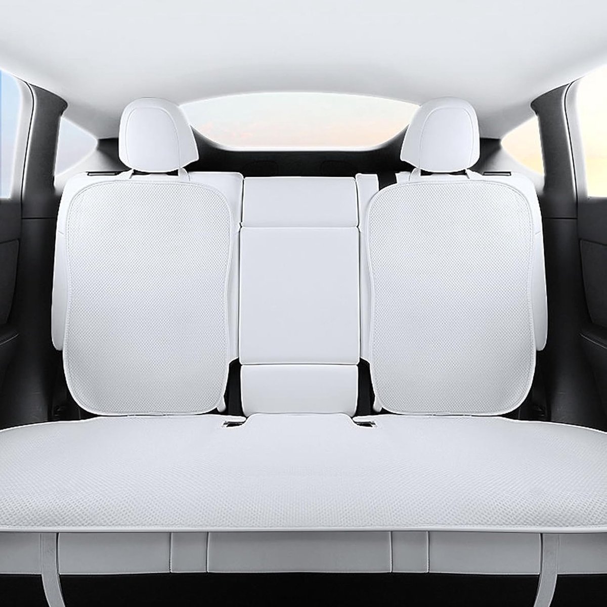 Achterbankhoes voor Tesla Model 3 Highland 2025 2017-2024, universele bescherming voor vier seizoenen, binnenbekleding, decoratieaccessoires (zonder logo)