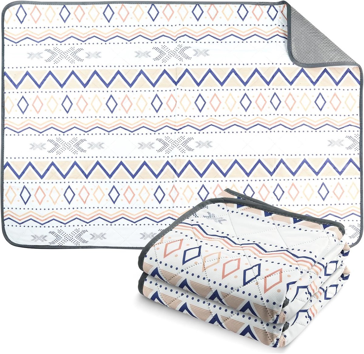 Hernieuwbare Puppy Pads 92 x 122 cm - Set van 2 Wasbare Puppy Pads - Super Absorberend - Veilig voor Huisdieren - ShopVlot