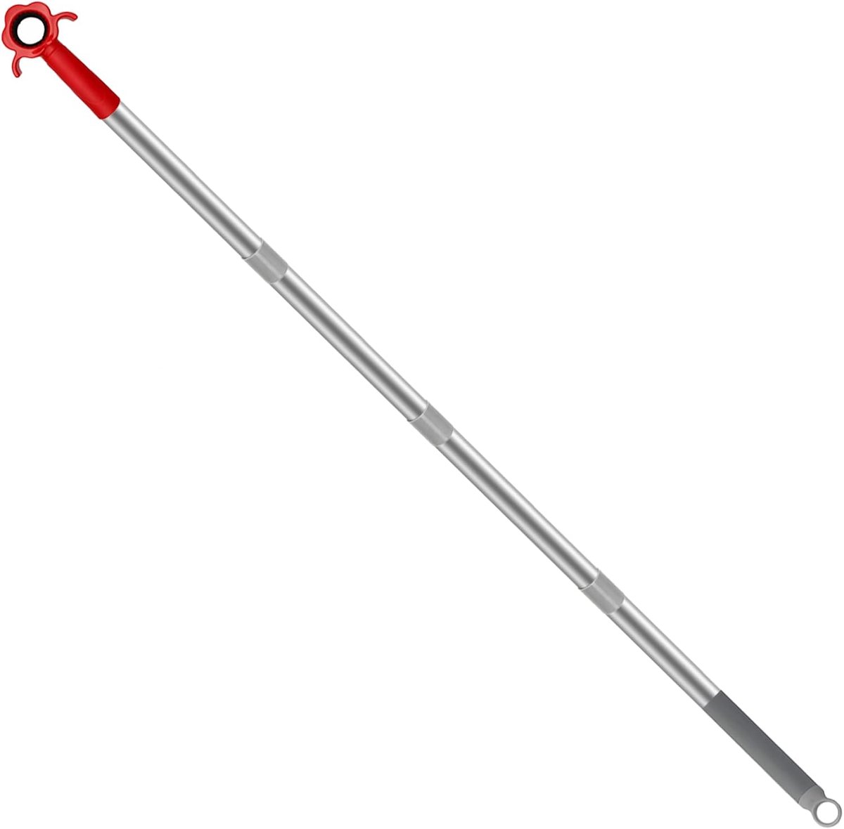 Dakraamstang 120 cm - 4-delige set met haken - voor dakraam en luik openen - eenvoudig in gebruik - ShopVlot