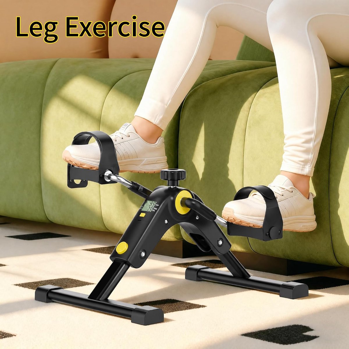 Mini Fitness Bike - LCD Display - Vouwbaar - Voor armen en benen training - ShopVlot
