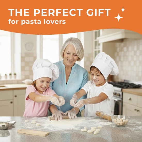 Houten Gnocchi Bord - Gnocchi Maker voor Authentieke Italiaanse Gnocchi en Pasta - Handmatige Gnocchi Plank met Ribbelstructuur voor Perfecte Pastavormen - Keukenhulpmiddel voor Zelfgemaakte Pasta van houten — afbeelding 3