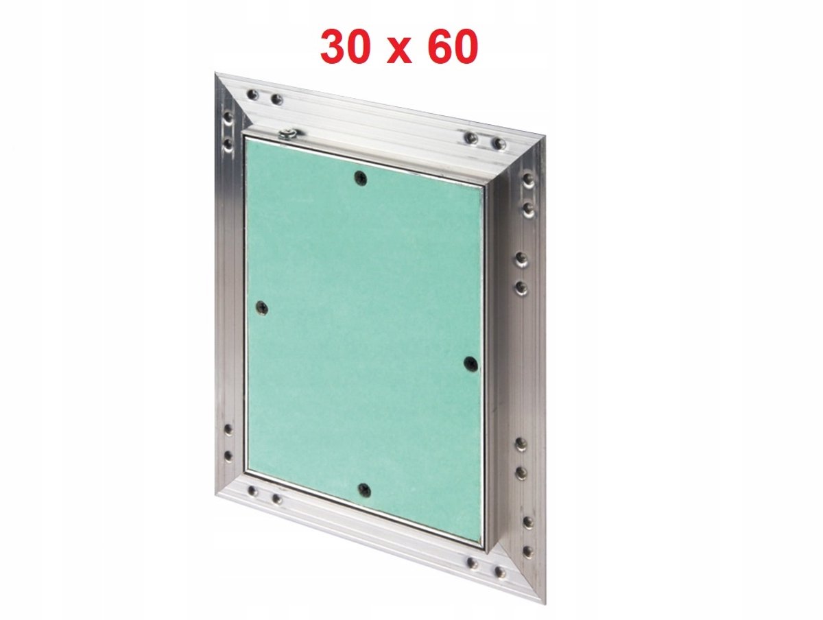 Inspectieluik 300x600mm Aluminium, Gipsplaat