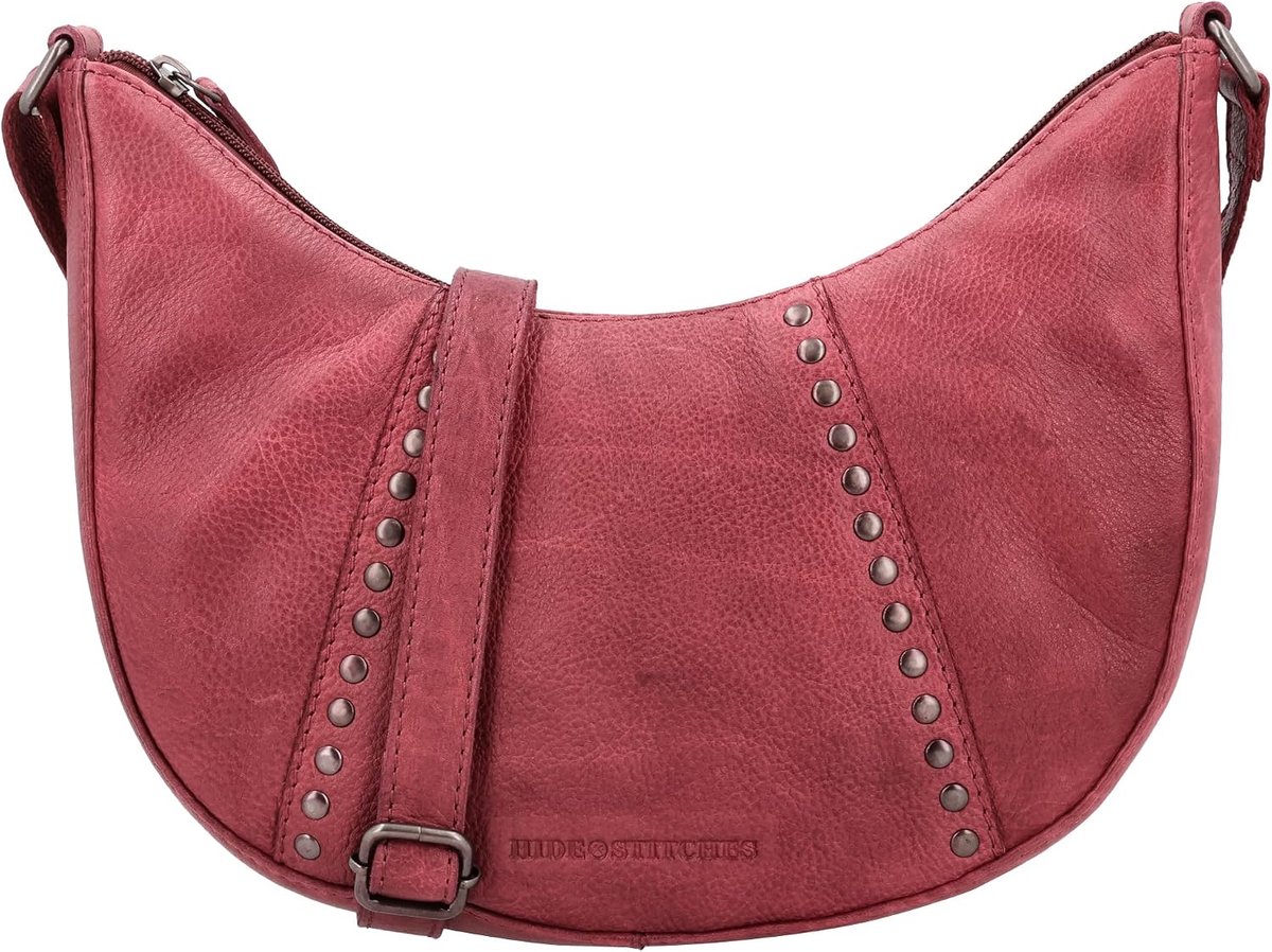 Crossbodytas - rood - leer - stijlvol en praktisch - ShopVlot