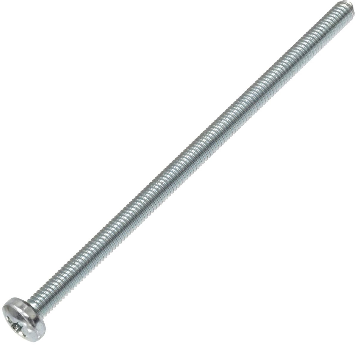 Metaalschroeven M4x80 mm - cilinderkop - DIN 7985 - voor stevige verbindingen - SnelShoppen