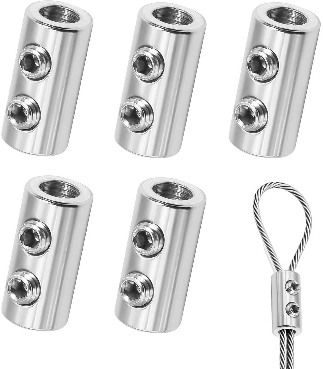 Draadkabelklem dubbele gaten - metalen koperen clips - robuust en betrouwbaar - ideaal voor kabelverbindingen - SnelShoppen