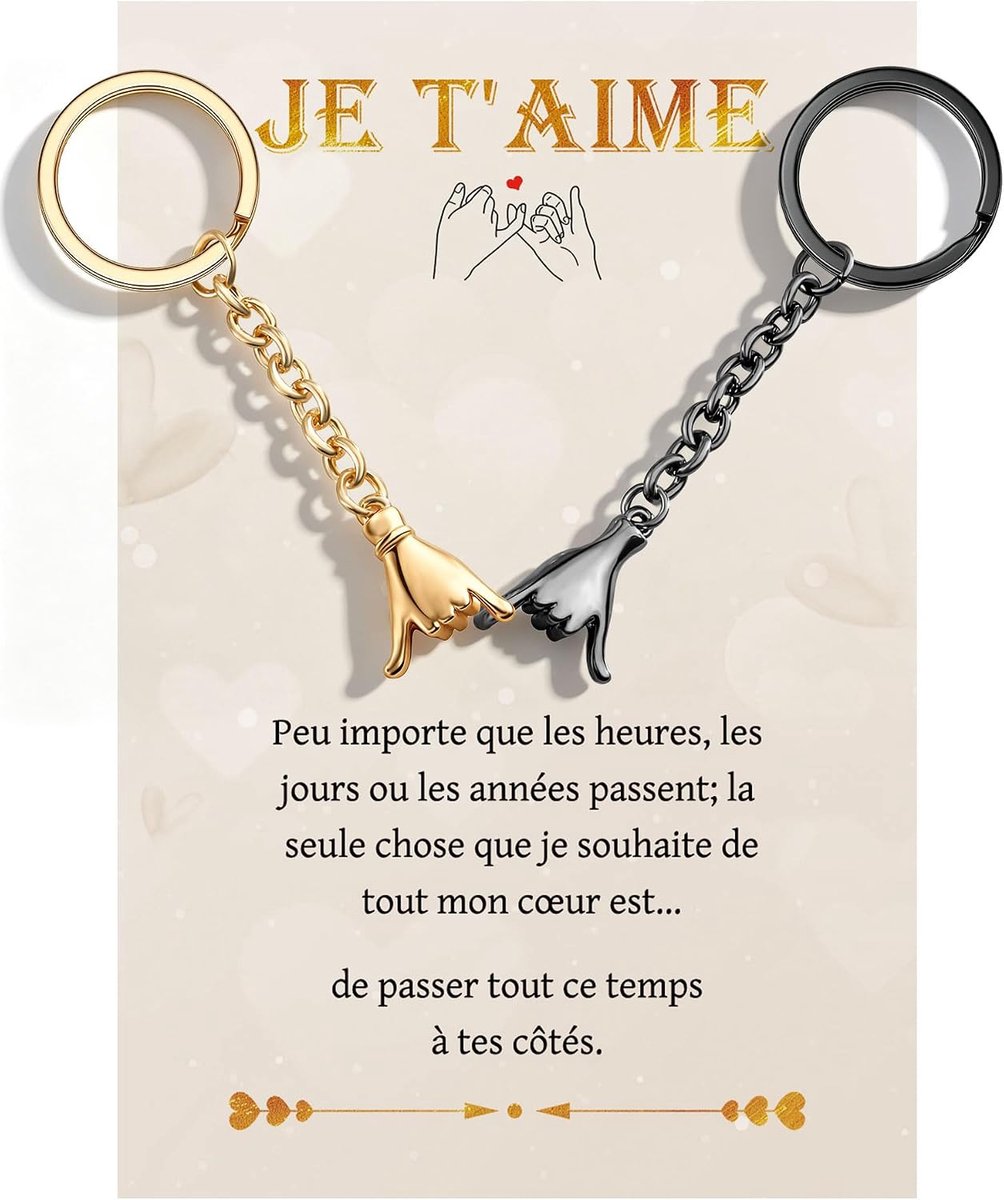 Sleutelhangers voor stellen - Charmes - Persoonlijk cadeau - Voor liefdevolle momenten - ShopVlot