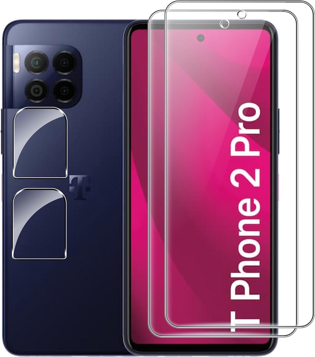 Screenprotector T Phone 2 Pro - 4 stuks - 9H hardheid - krasbestendig en vingerafdrukvrij - ShopVlot