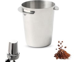 Doseerbeker 51 mm - roestvrij staal - geïntegreerde doseerring - precisie voor espressomachine - ShopVlot