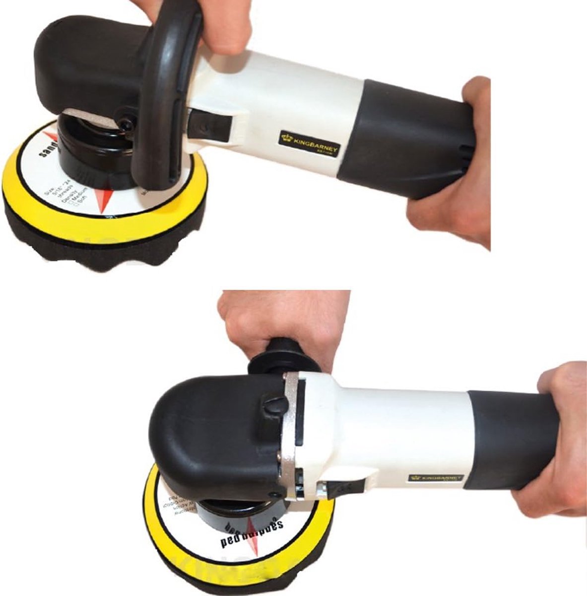 Eccentrische polijstmachine 710 Watt - 2 handgrepen - Vrij instelbare rotatiesnelheid - ShopVlot