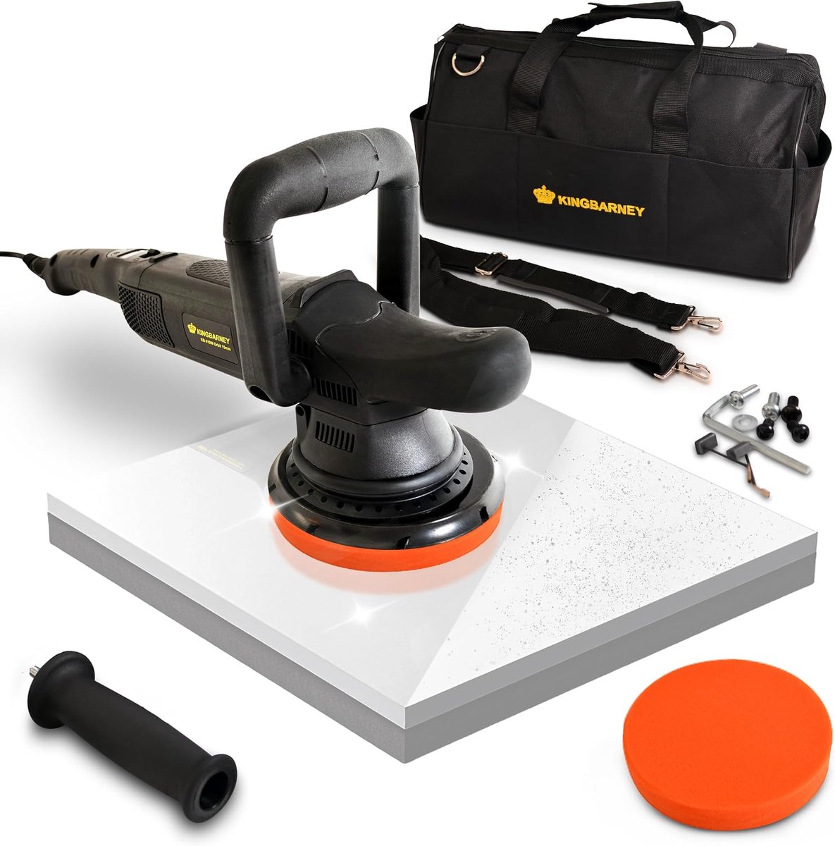 Polijstmachine 810 W - 15 mm slag - Digitale display - Professionele autopolijsten - ShopVlot