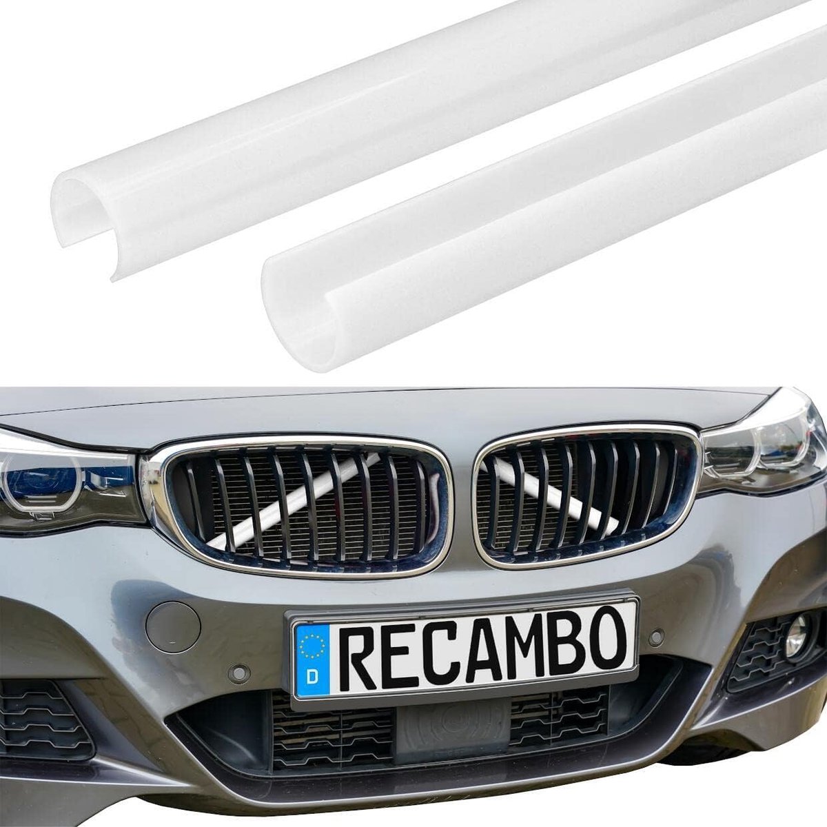 Grill Invoegen voor BMW - Witte ABS Kunststof - Sportief Design - Unieke Styling - ShopVlot