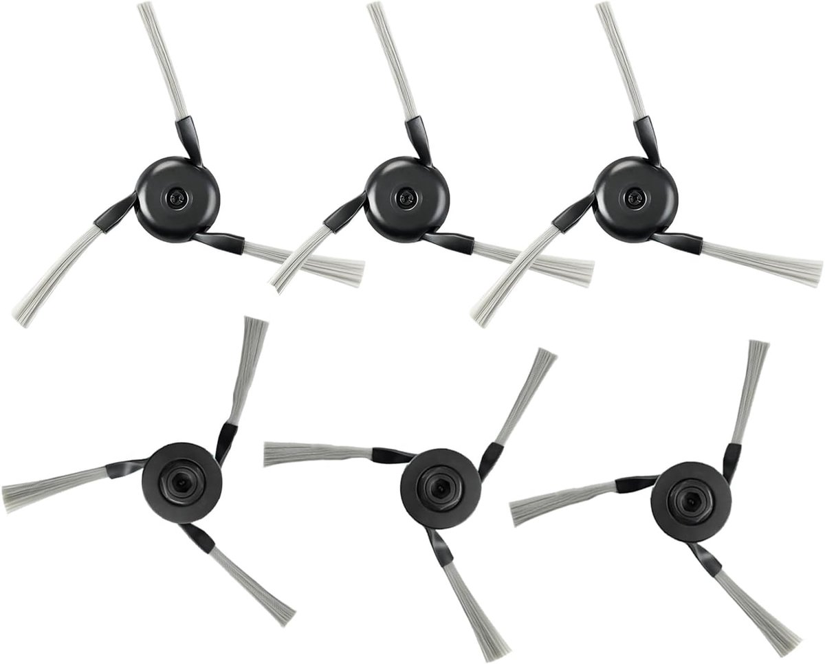 Zijborstel voor stofzuiger - 6 stuks - Geschikt voor X50 Ultra/L50 Pro Ultra - Verwijdert vuil uit hoeken - ShopVlot