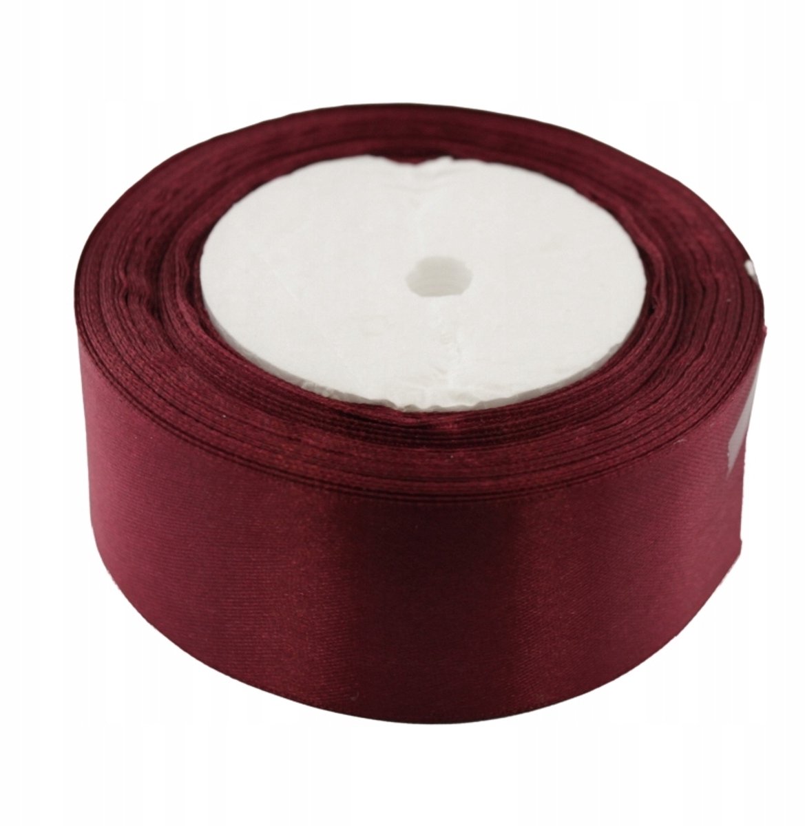 Bordeaux satijnen lint 40mm x 23m - Decoratie, knutselen, cadeaus