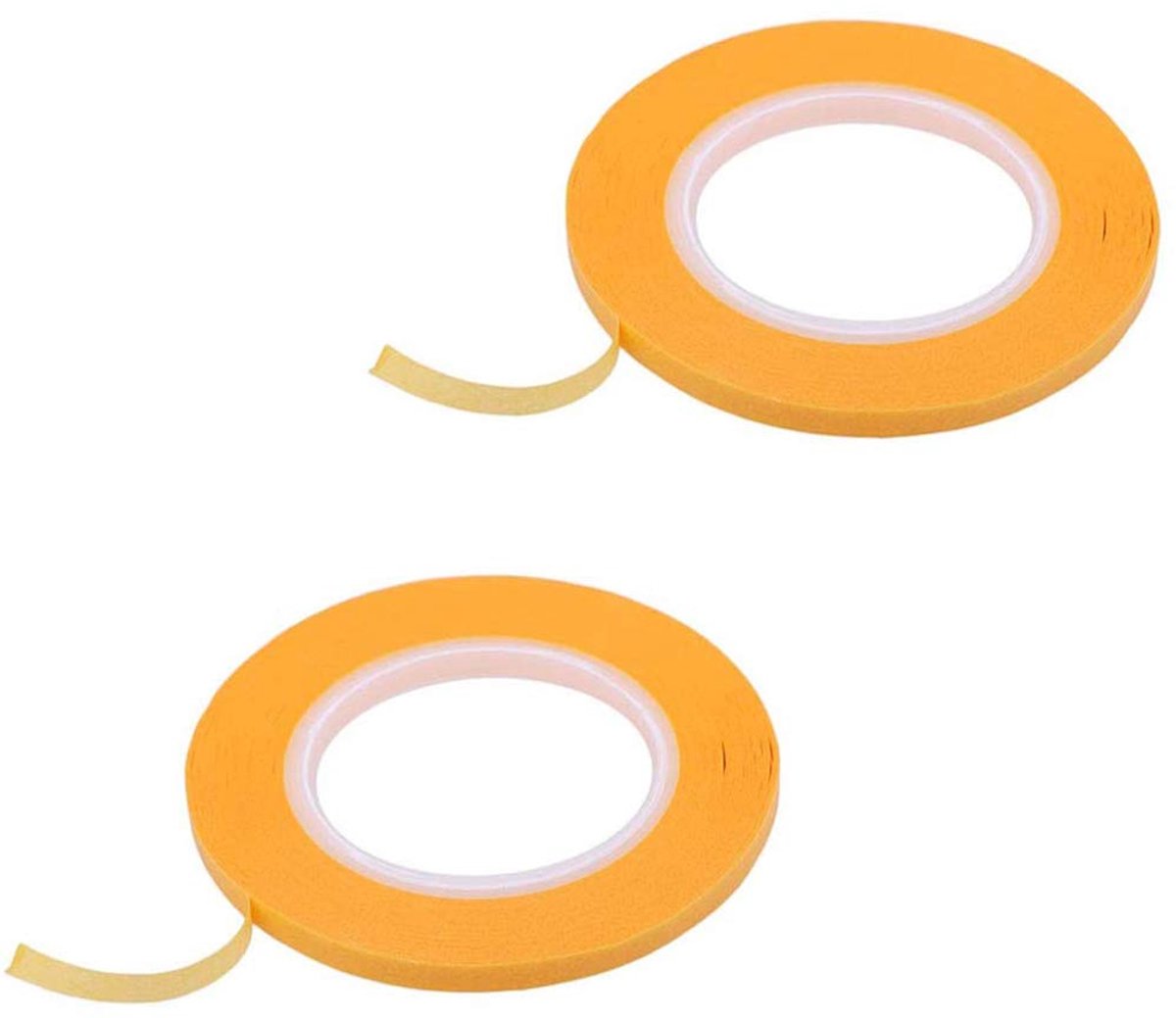 Maskingtape 4mm - 2pcs DIY verfmodel tape - milieuvriendelijk en sneldrogend - ideaal voor modelbouw - SnelShoppen