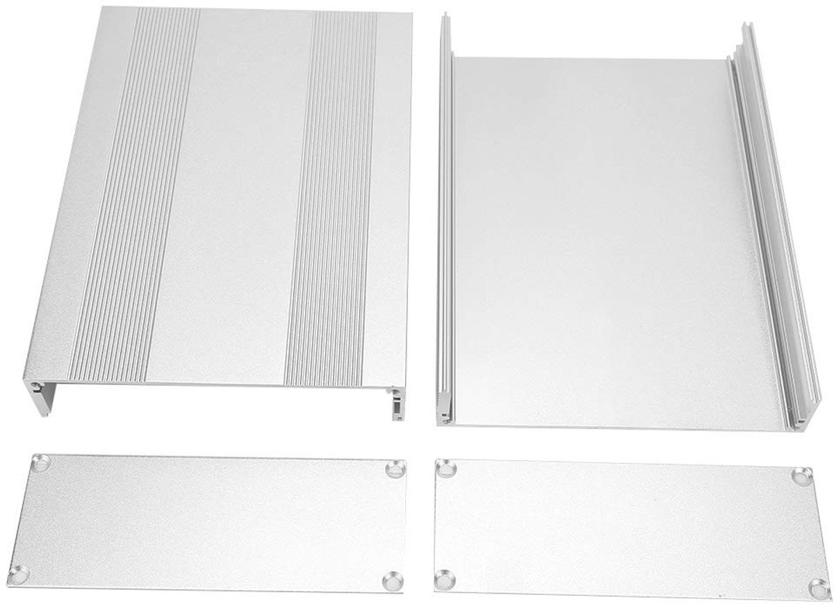 Aluminium behuizing PCB instrument koelbox - 54×145×200mm - lichtgewicht en duurzaam - optimale hitteafvoer - SnelShoppen