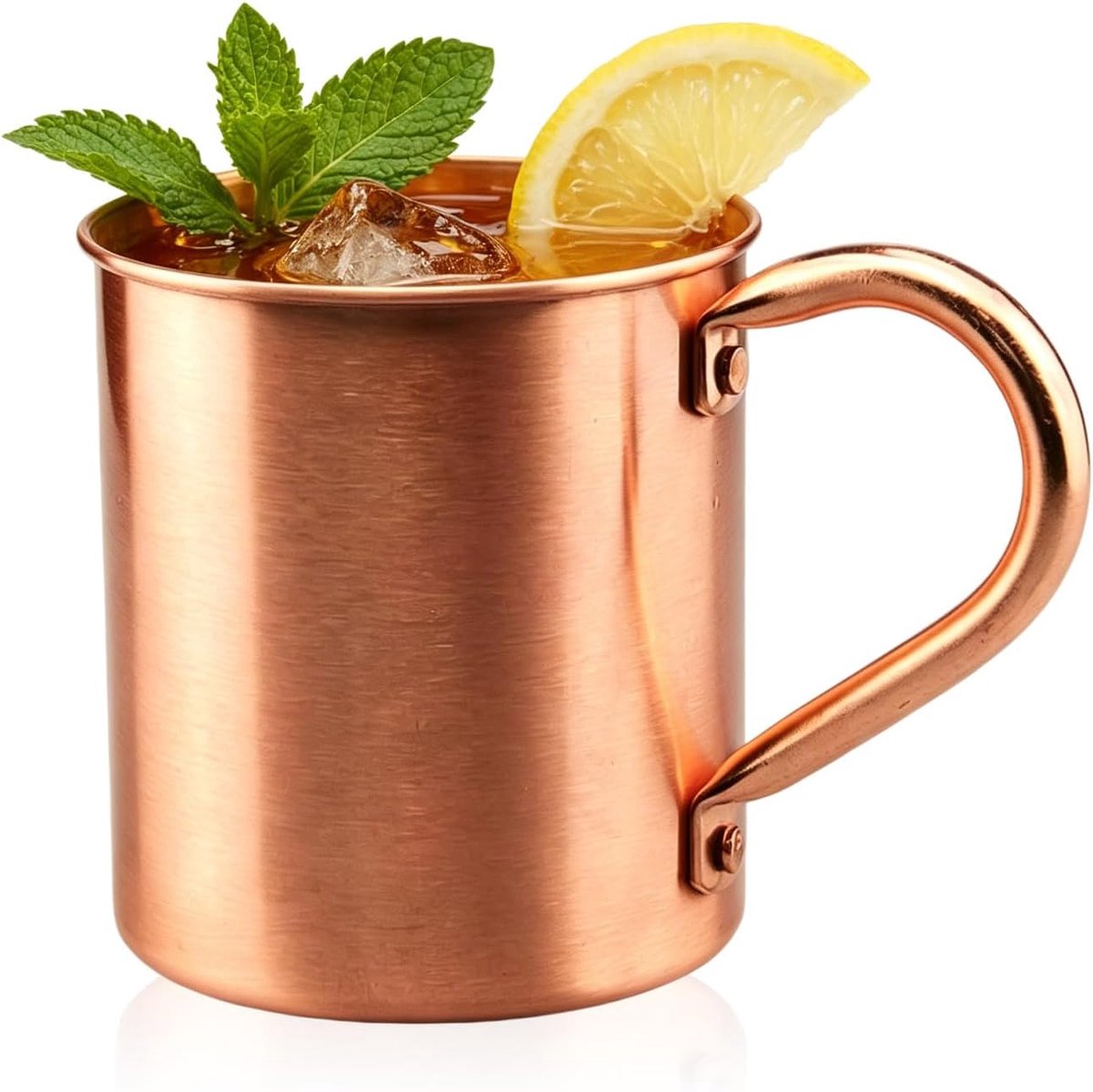 Moscow Mule kopje 450 ml - puur koper - ongecoat - perfect voor cocktails - SnelShoppen
