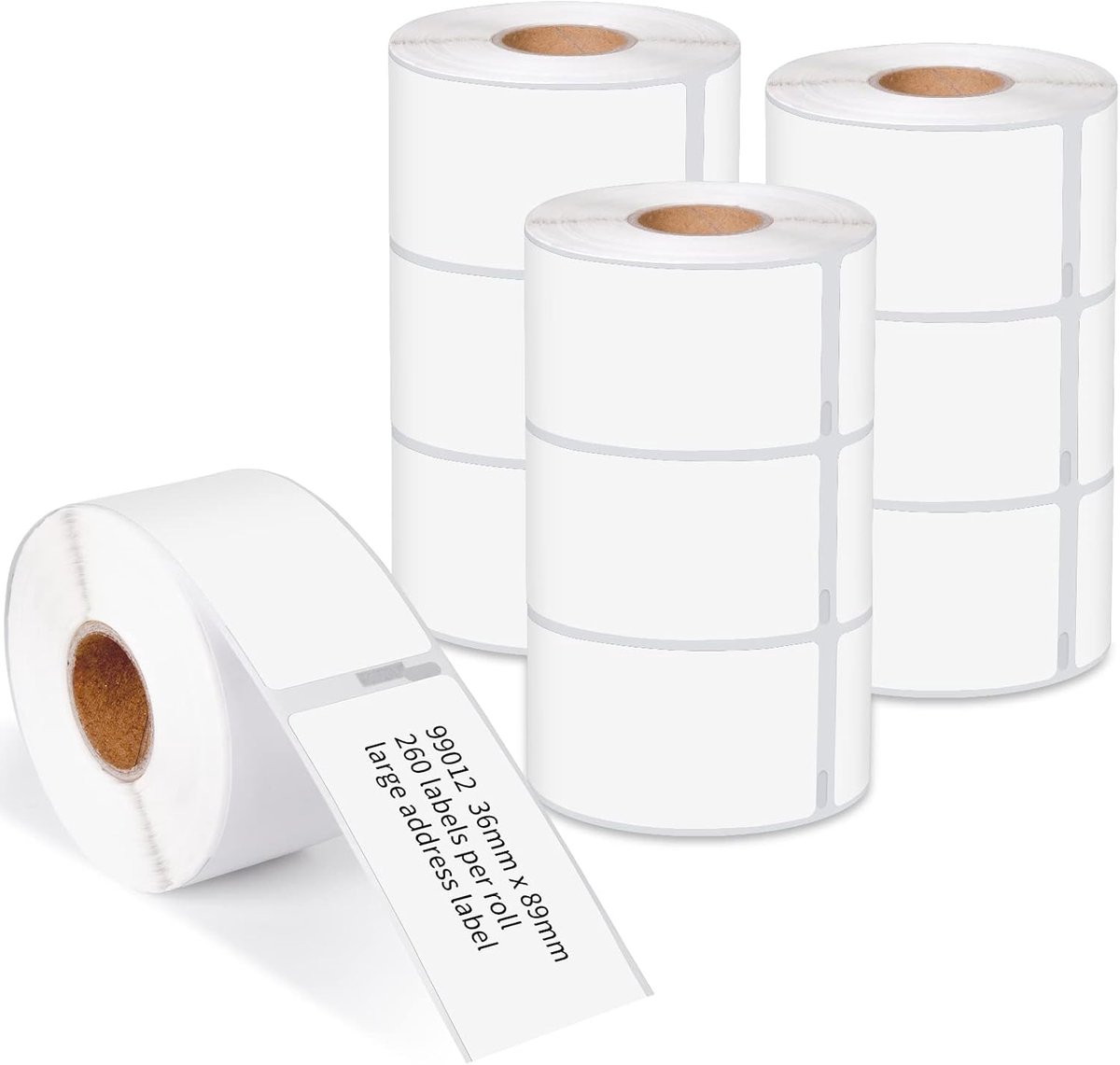 MarkField 10x LW 99012 Address Labels Large 36mm x 89mm 260pcs/roll Address Labels Stickers Compatible with Dymo - ShopVlot