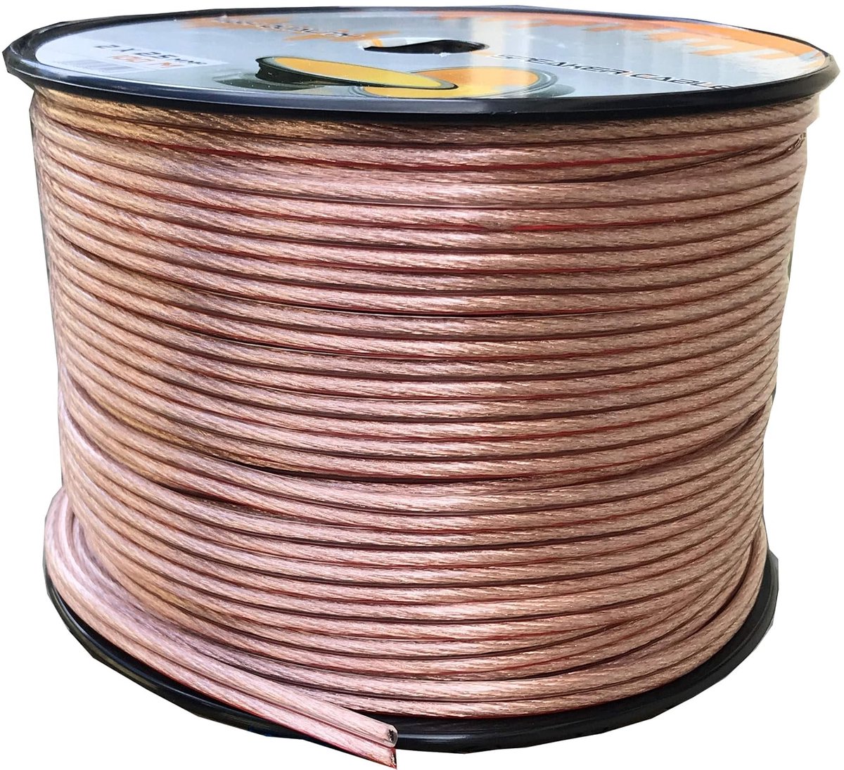 Lautsprecherkabel 50 m - 2x4,0 mm² - Transparant - Ideaal voor HiFi en thuisbioscoop - ShopVlot