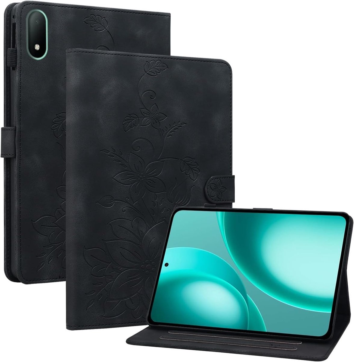 Beschermhoes voor OPPO Pad Mini 8,8 inch - dun PU-leer - met standfunctie - optimale bescherming - ShopVlot