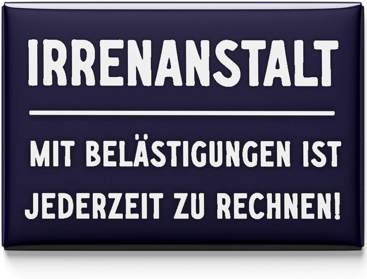 Magneten grappig 8 x 5,5 cm - Retro ontwerpen - Met teksten en motieven - Vrolijk voor je keuken - ShopVlot