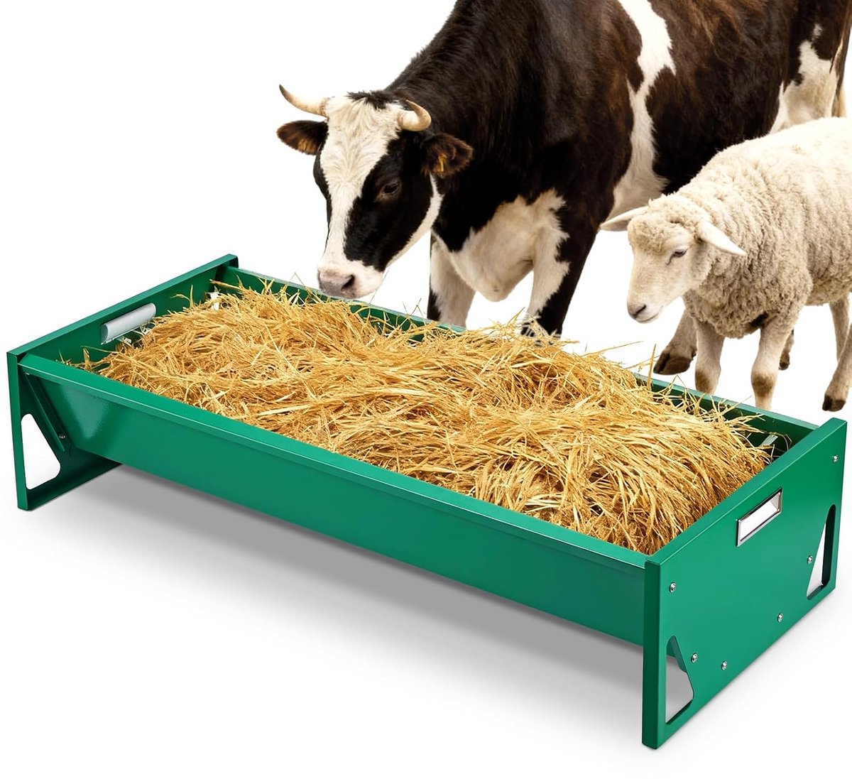 Hooivoerautomaat klein - geitenvoederautomaat - eenvoudig in gebruik - perfect voor dierenliefhebbers - ShopVlot