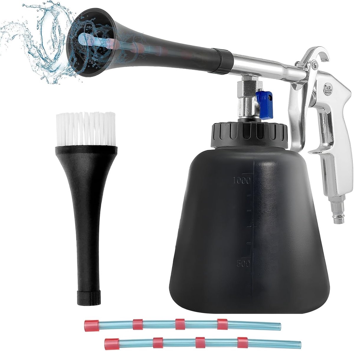 Pneumatische luchtcompressor reinigingsgun - draagbaar - multifunctioneel - ideaal voor autowassen - ShopVlot
