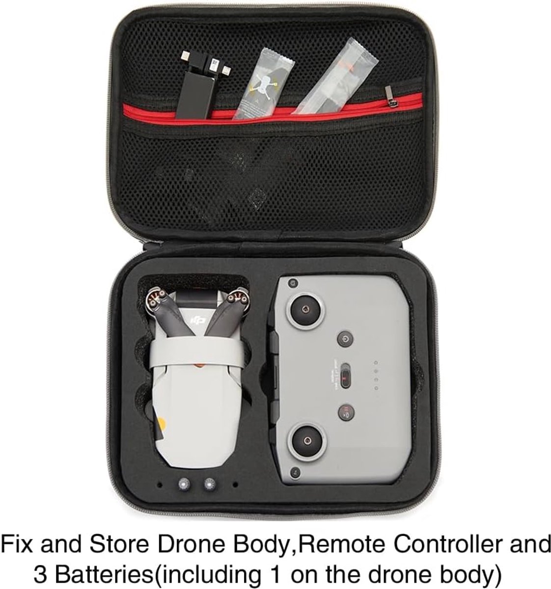 Opbergtas voor DJI Mavic Mini 2 - Hard Shell - 360 Graden Bescherming - Ideaal voor Drone Accessoires - ShopVlot
