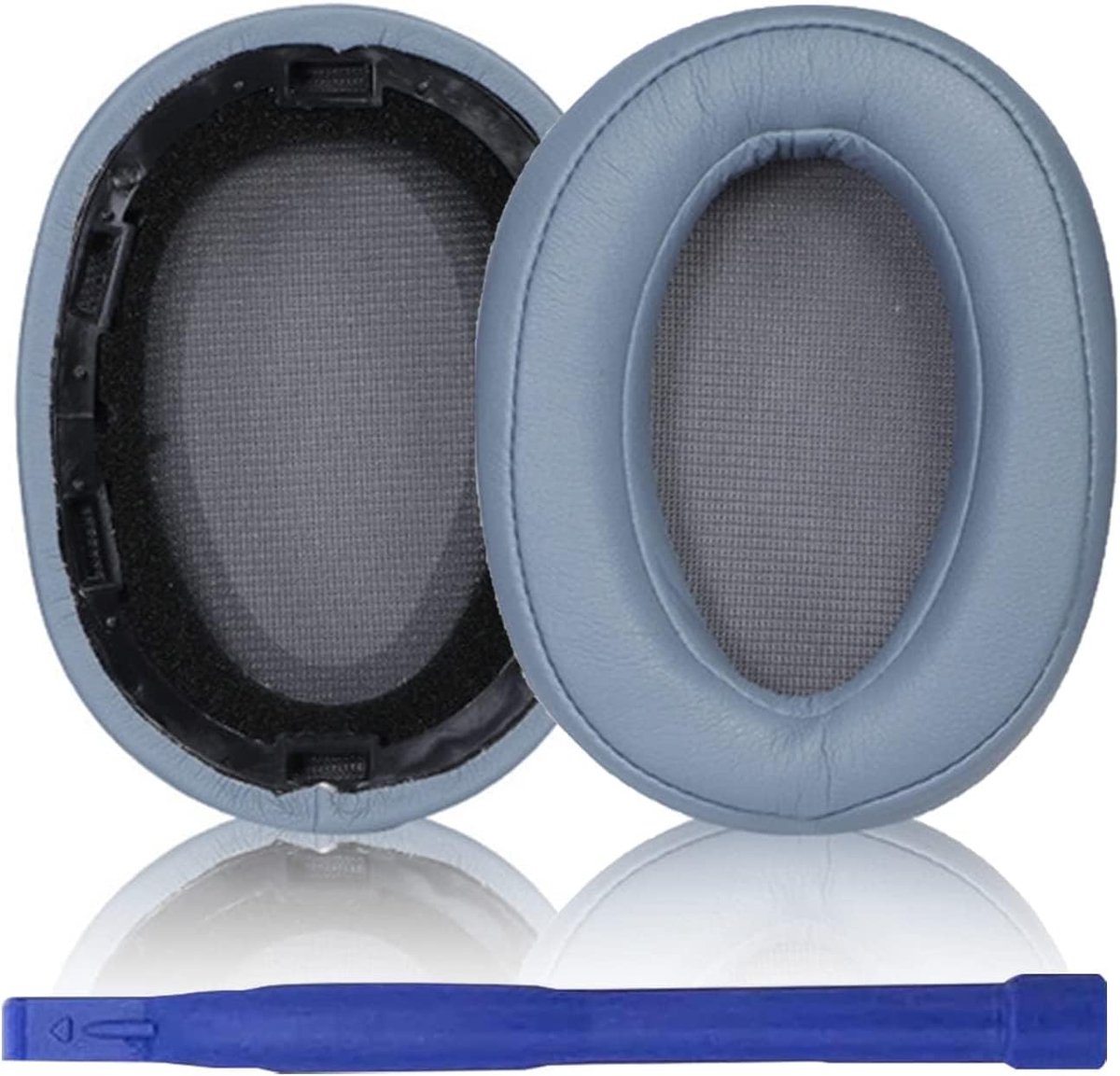 Vervangende oorkussens voor Sony MDR-100ABN - Moonlight Blue - Kunstleer - Comfortabel en geluidsisolatie - ShopVlot