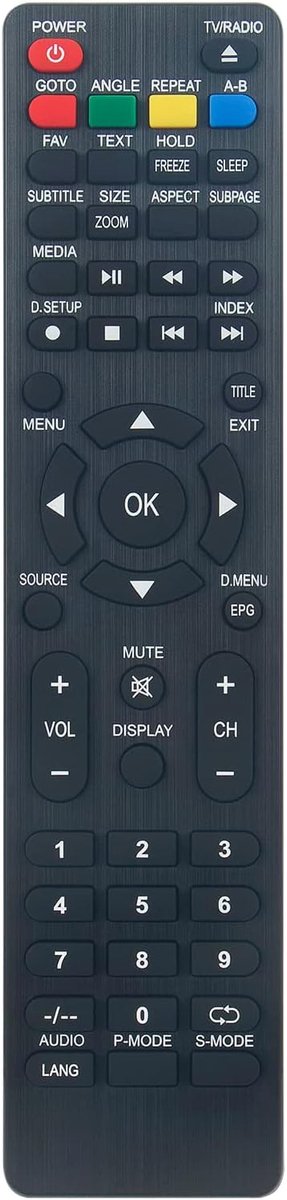 Afstandsbediening voor LED TV - Compatibel met Edison modellen - Eenvoudig in gebruik - Direct klaar voor gebruik - ShopVlot