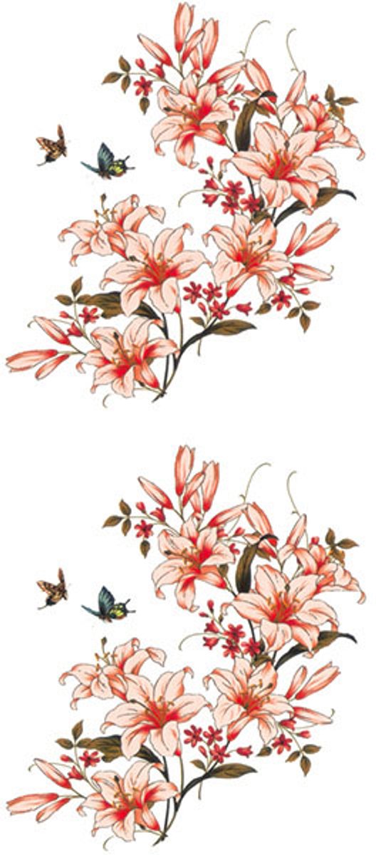 Tijdelijke tattoo Peach Blossom Breeze 3 dagen
