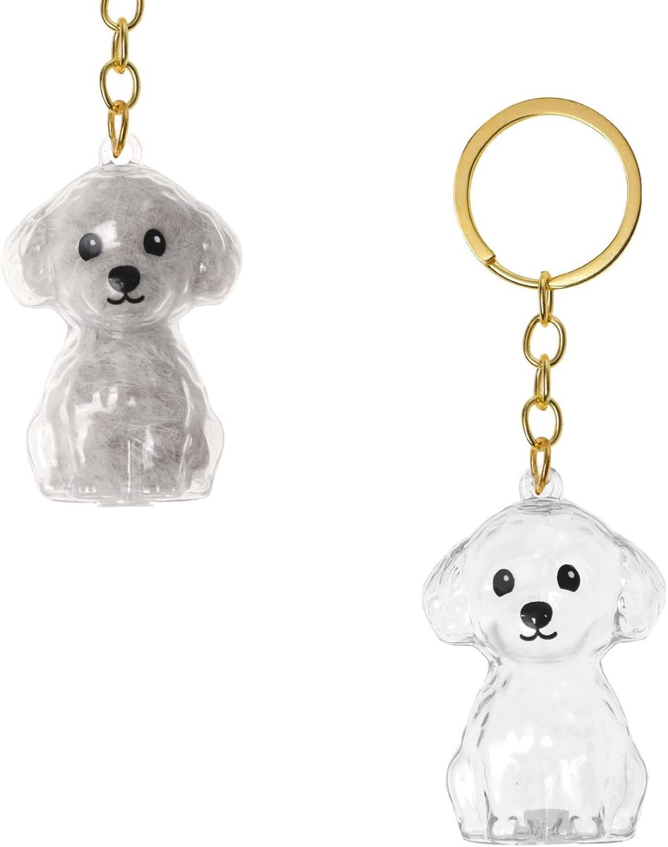 Verzamelen Hondenhaar, Draagbare Capsule Bewaren Dierenhaar Opbergdoos Hondenhaar Herinneringsbedel Gedenkcadeaus en Decoratieve Accessoires voor Dierenliefhebbers (Stijl 2)