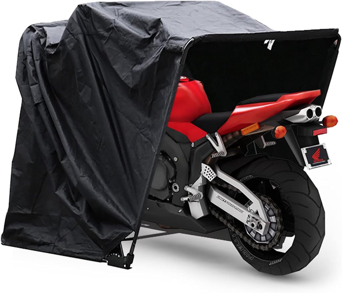 Motorfietshoes 270 x 105 x 155 cm - 600D Oxford stof - Waterproof - Bescherming tegen UV-straling - SnelShoppen