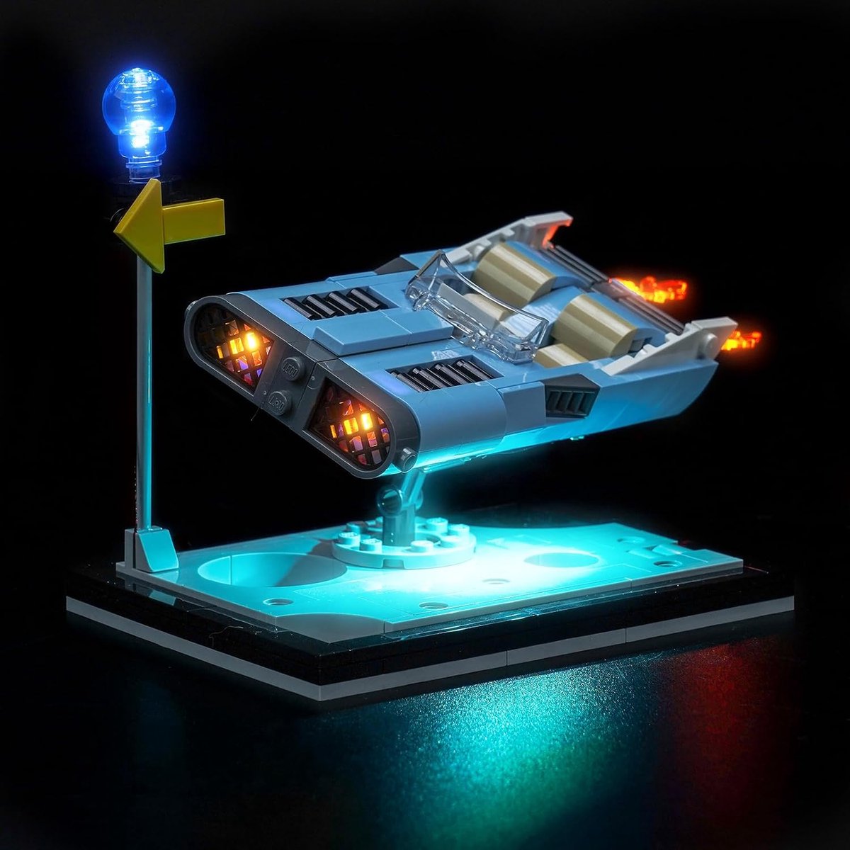 Compatibel met Lego 40789 Flying Moon Car (Geen model), decoratieve verlichtingsset Compatible with Lego Flying Moon Car Creatief speelgoed