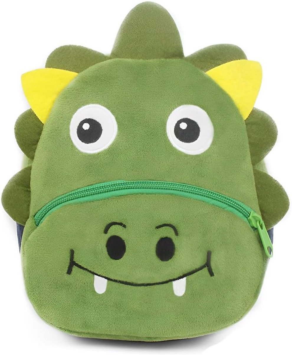 Rugzak voor peuters, schoolrugzak, rugzak voor jongens en meisjes, mini-dierentas, pluche rugzak voor kinderen van 1 tot 5 jaar, Dinosaurus, Eine Größe, Casual
