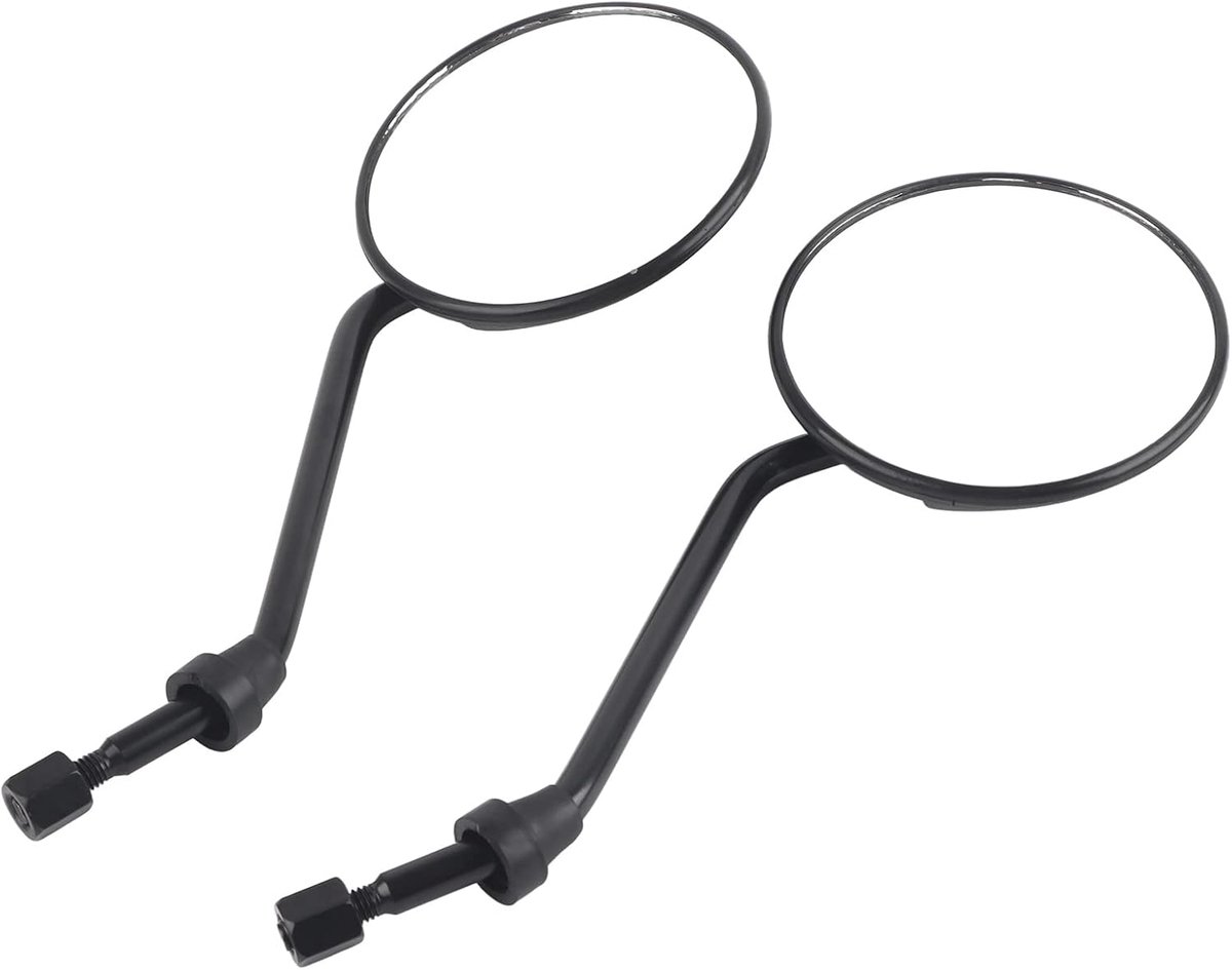 Achteruitkijkspiegel, 2 Stuks 8mm/0.3in Achteruitkijkspiegel Universele Retro Ronde Zijspiegels voor Motorfiets Elektrische Fiets Scooter voor Motorfiets Spiegels Motorfiets Achteruitkijksp