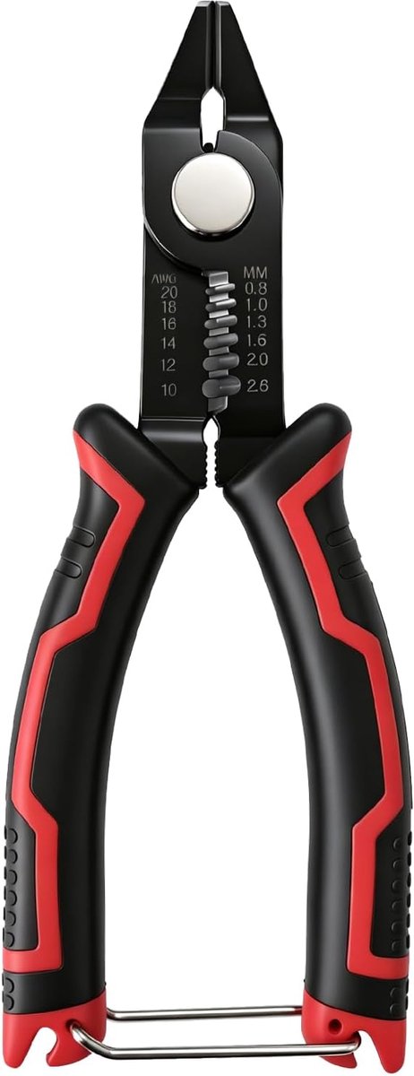 Draadsnijder 3-in-1 - multifunctionele zijkniptang - antislip handgreep - ideaal voor elektrische reparaties - SnelShoppen