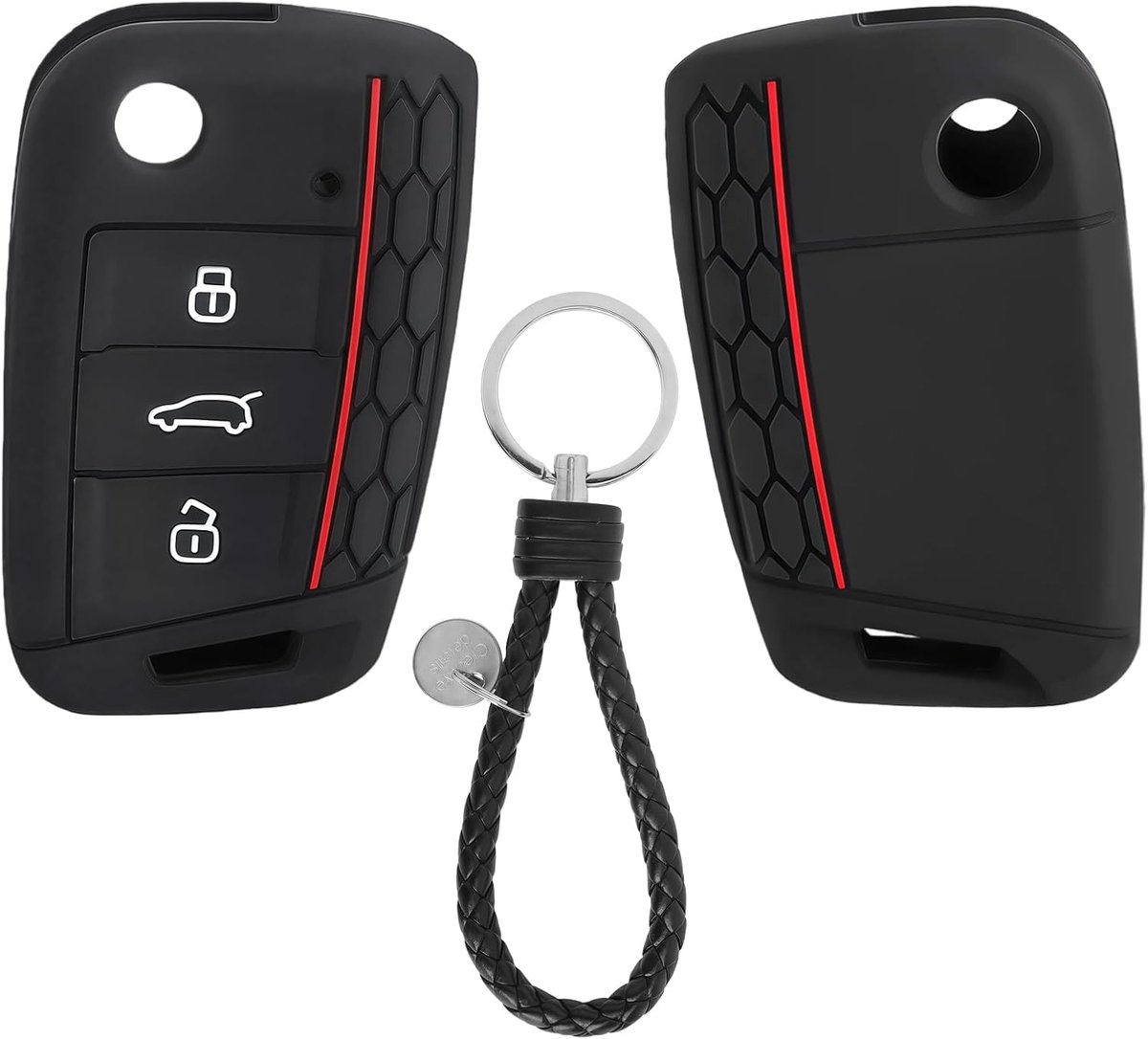 Autosleutelhoes VW Golf 7 - Siliconen - 360-graden bescherming - Voorkomt schade en krassen - ShopVlot