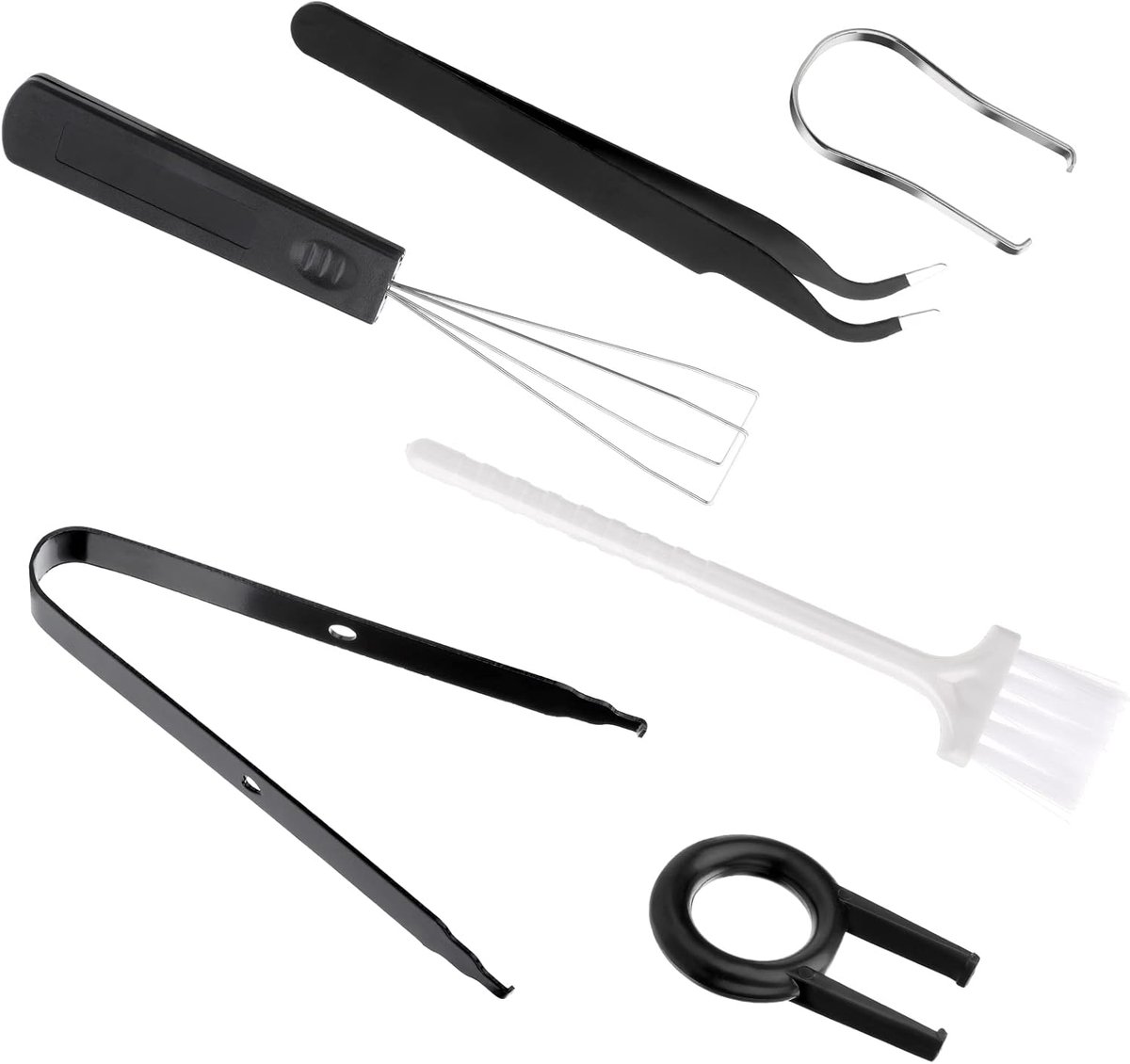 Keycap remover set - 6-delige gereedschapset - voor mechanisch toetsenbord - eenvoudig sleutels verwijderen - ShopVlot