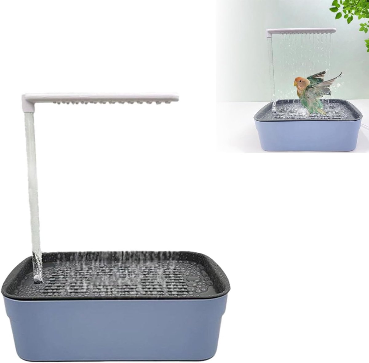 Automatische vogelbad voor parkieten - multifunctioneel - met comfortabele douche-ervaring - ShopVlot