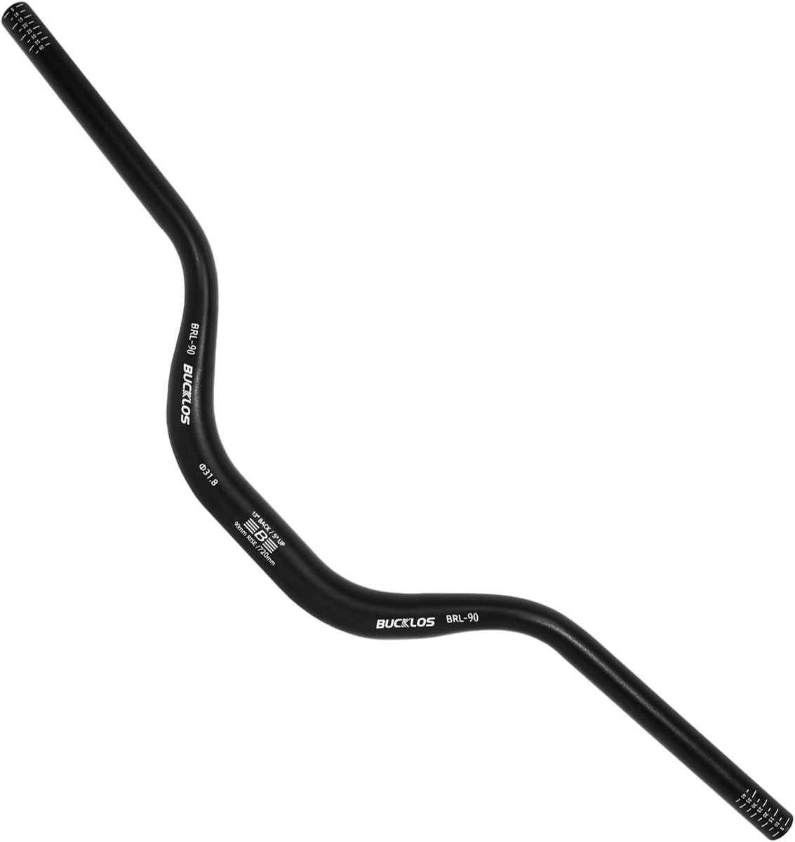 Mountainbike Stuur 31.8 mm - Aluminium Legering - 720/780 mm Breed - Ideaal voor E-bikes en Afdalingen - ShopVlot