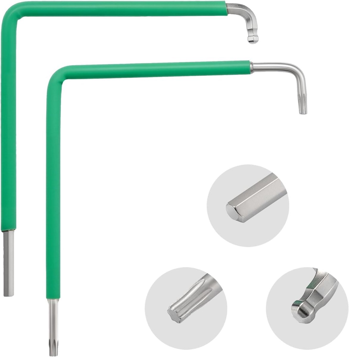 Instelgereedschapsset voor ramen en deuren - zeskant 4 mm en kogelkop 4 mm - Torx 15 - duurzaam en robuust - ShopVlot